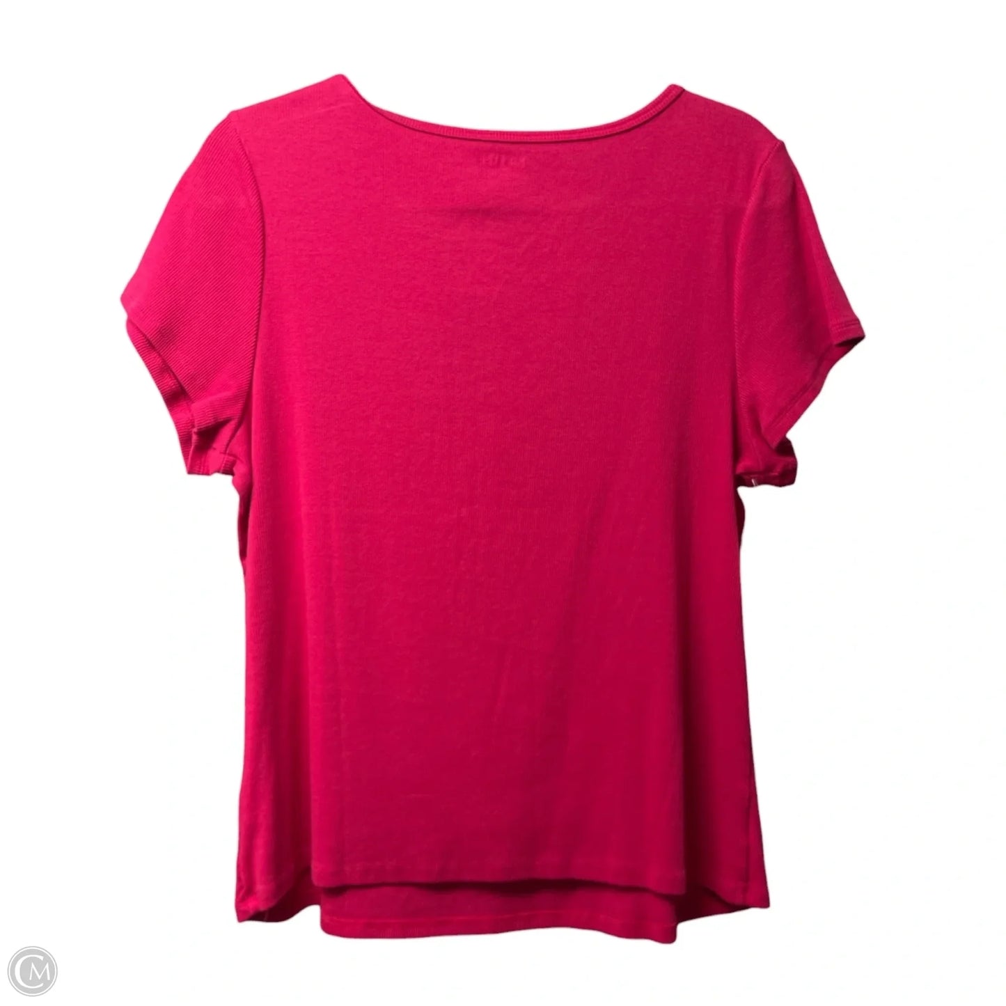 Top Short Sleeve Basic By Old Navy In Pink, Size: 2x