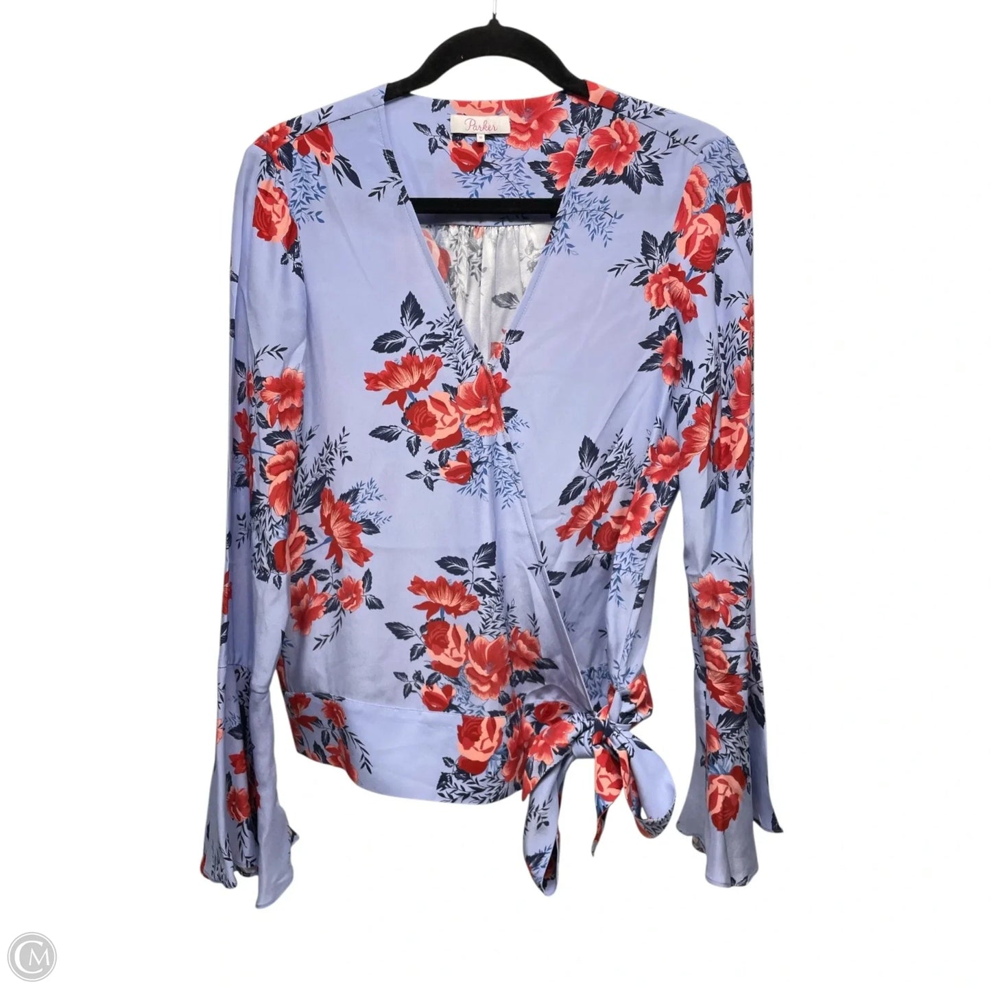 Blouse Long Sleeve By Parker In Floral Print, Size: M