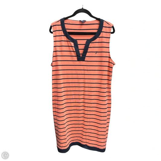 Dress Casual Short By Nautica In Striped Pattern, Size: 2x
