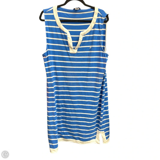 Dress Casual Short By Nautica In Striped Pattern, Size: 2x