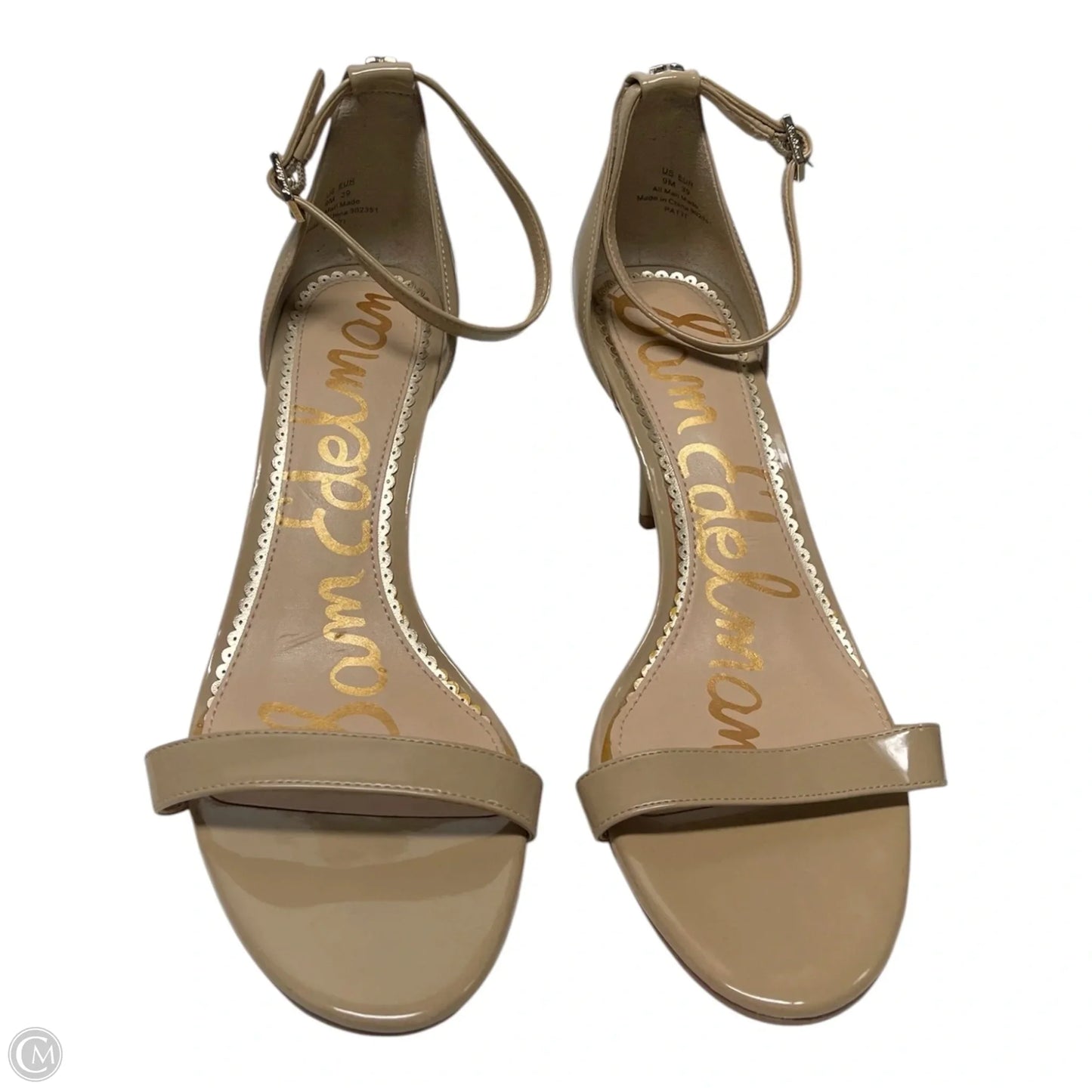 Sandals Heels Platform By Sam Edelman In Beige, Size: 9