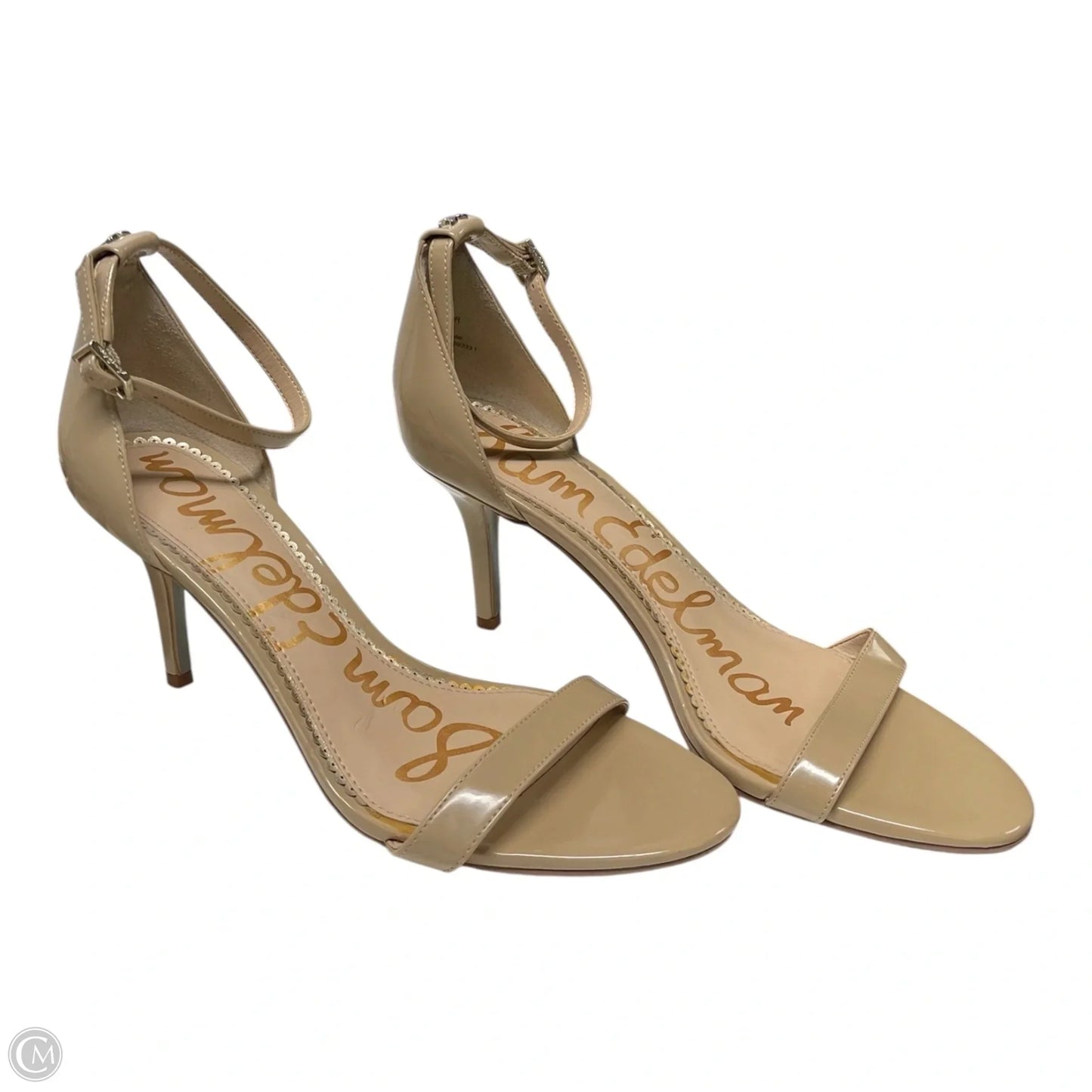 Sandals Heels Platform By Sam Edelman In Beige, Size: 9