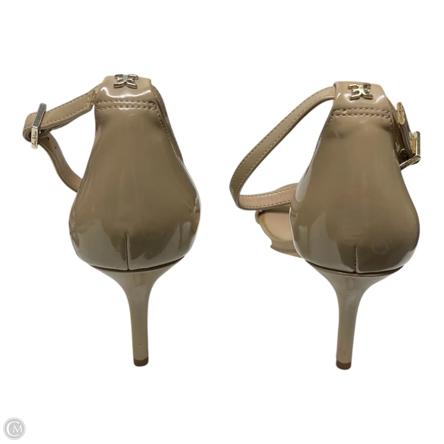 Sandals Heels Platform By Sam Edelman In Beige, Size: 9