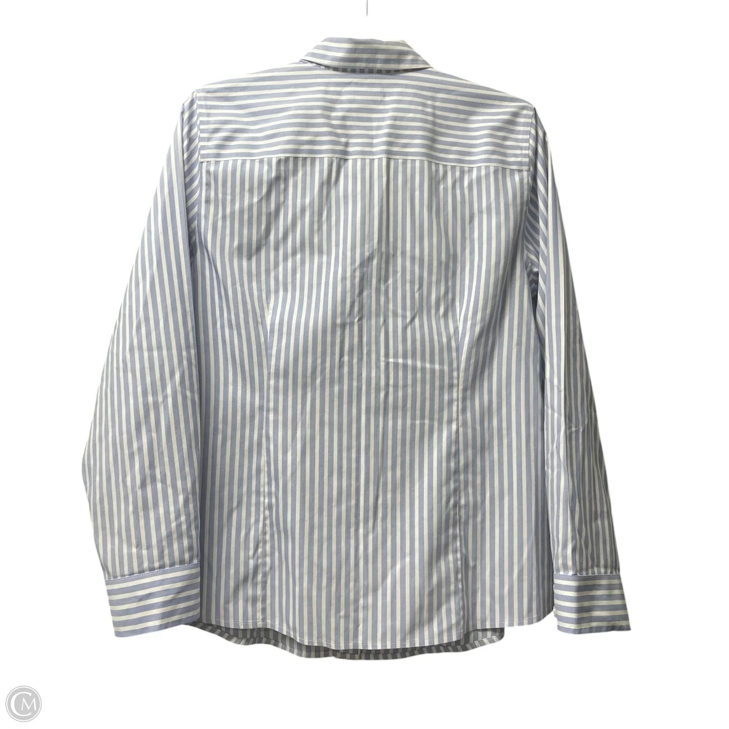 Top Long Sleeve By Chicos In Striped Pattern, Size: M