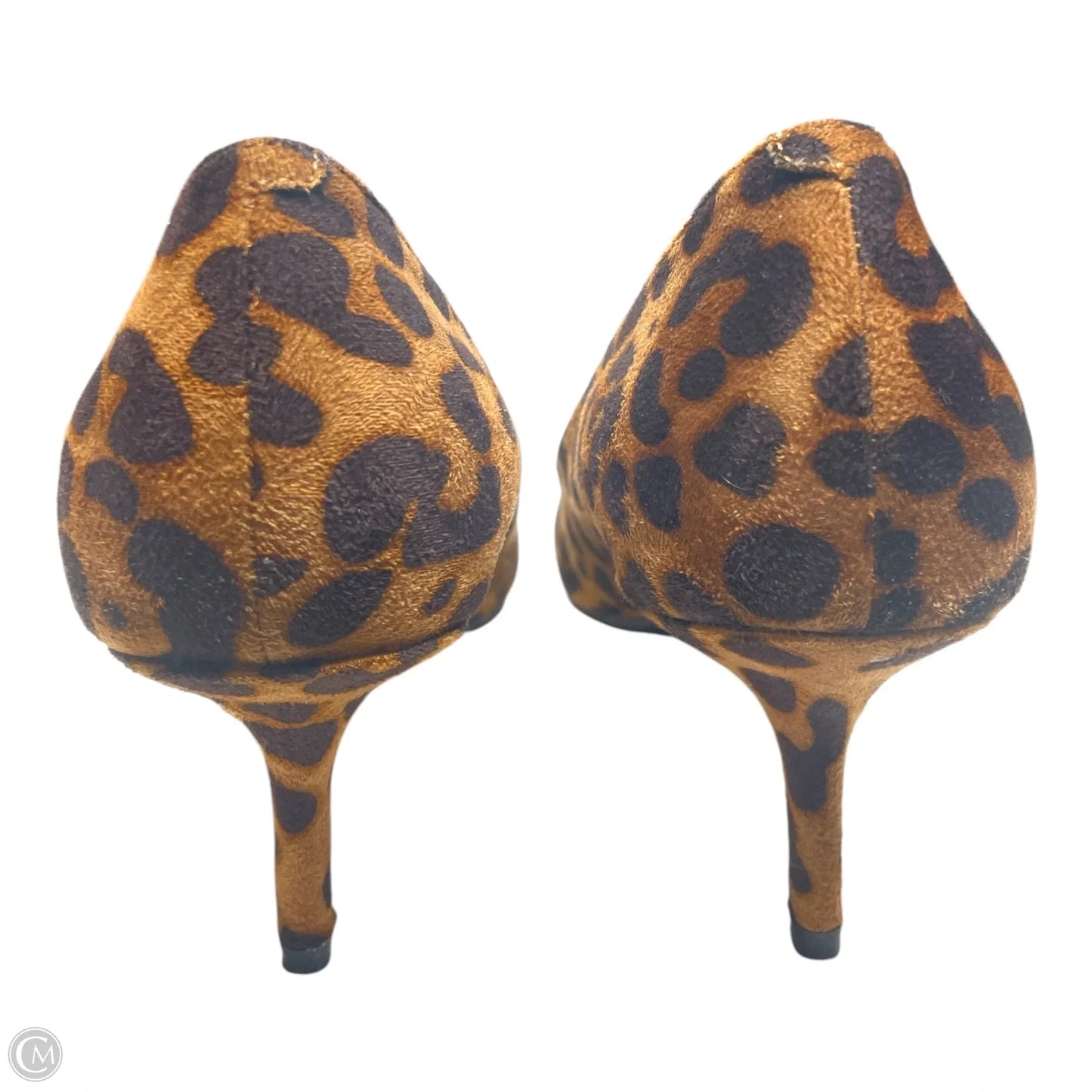 Shoes Heels Kitten By Marc Fisher In Animal Print, Size: 8.5