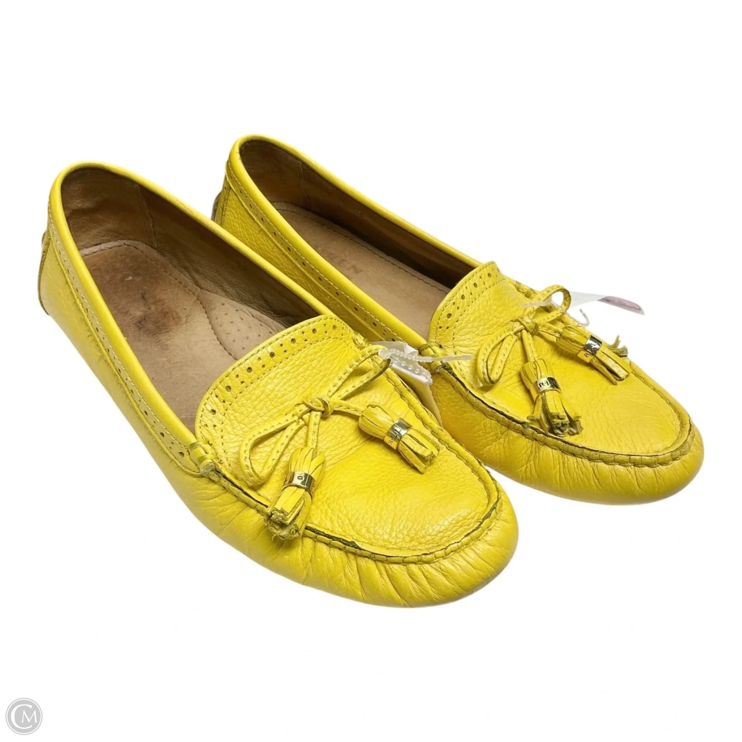 Shoes Flats By Ralph Lauren In Yellow, Size: 8