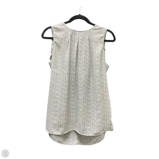 Top Sleeveless By Banana Republic In Grey, Size: M