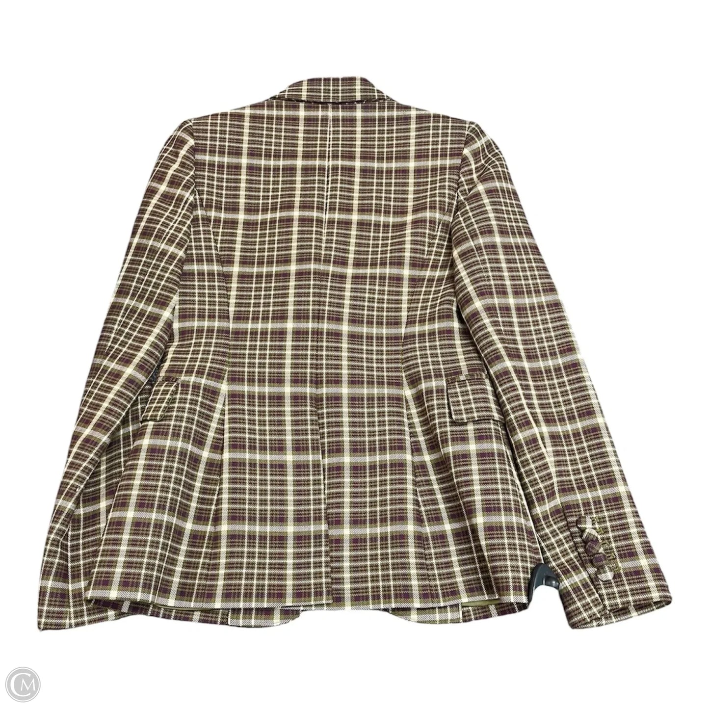Blazer By ADAM LIPPES In Plaid Pattern, Size: 2