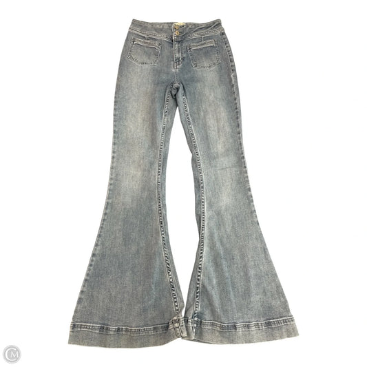 Jeans Flared By Shyanne In Blue Denim, Size: 8