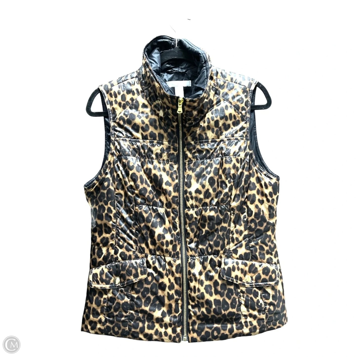 Vest Other By Chicos In Animal Print, Size: M