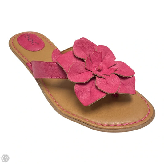 Sandals Flats By Boc In Pink, Size: 9