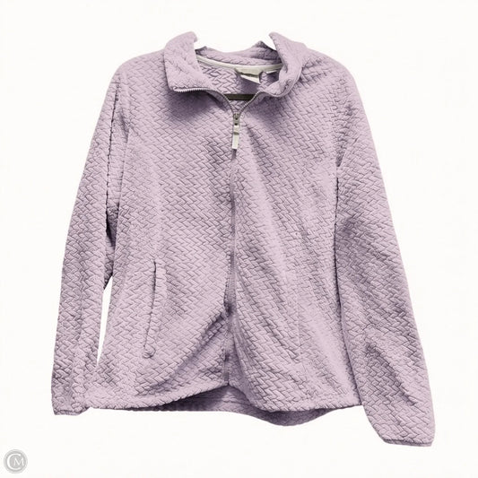 Jacket Fleece By FREE 2B In Purple, Size: Xl