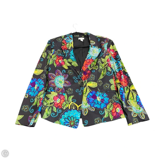 Blazer By Chicos In Multi-colored, Size: L