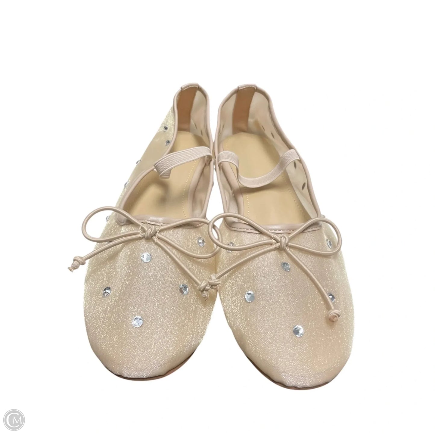 Shoes Flats By Clothes Mentor In Beige, Size: 8.5