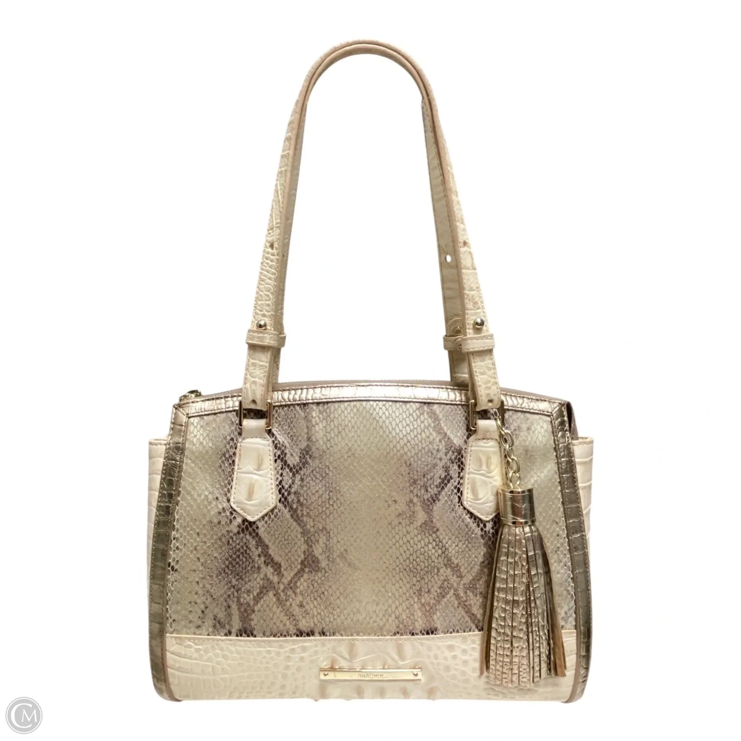 Handbag Designer By Brahmin, Size: Medium