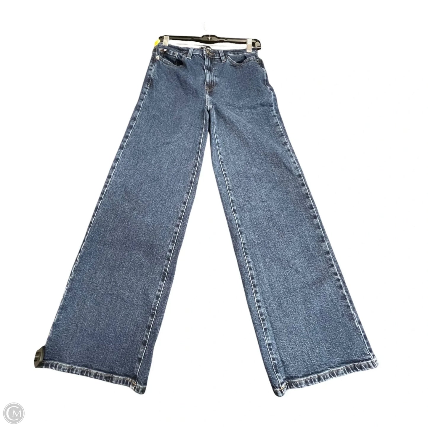 Jeans Wide Leg By Dkny In Blue Denim, Size: 2