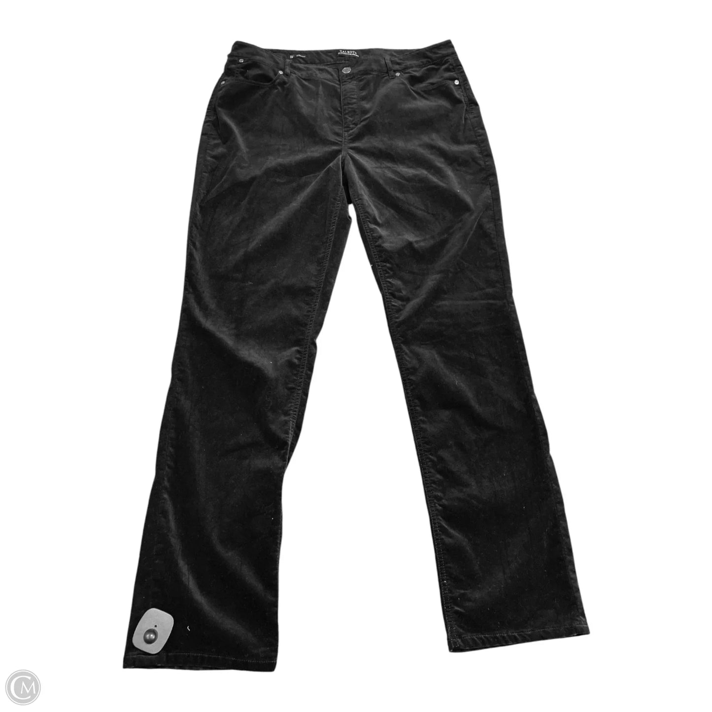 Jeans Straight By Talbots In Black, Size: 14