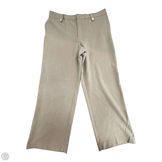 Pants Dress By Clothes Mentor In Brown, Size: Xl