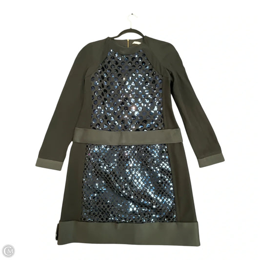 Dress Designer By Victoria Beckham In Black & Blue, Size: 8