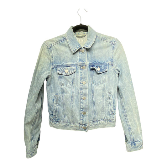 Jacket Denim By Gap In Blue Denim, Size: Xs