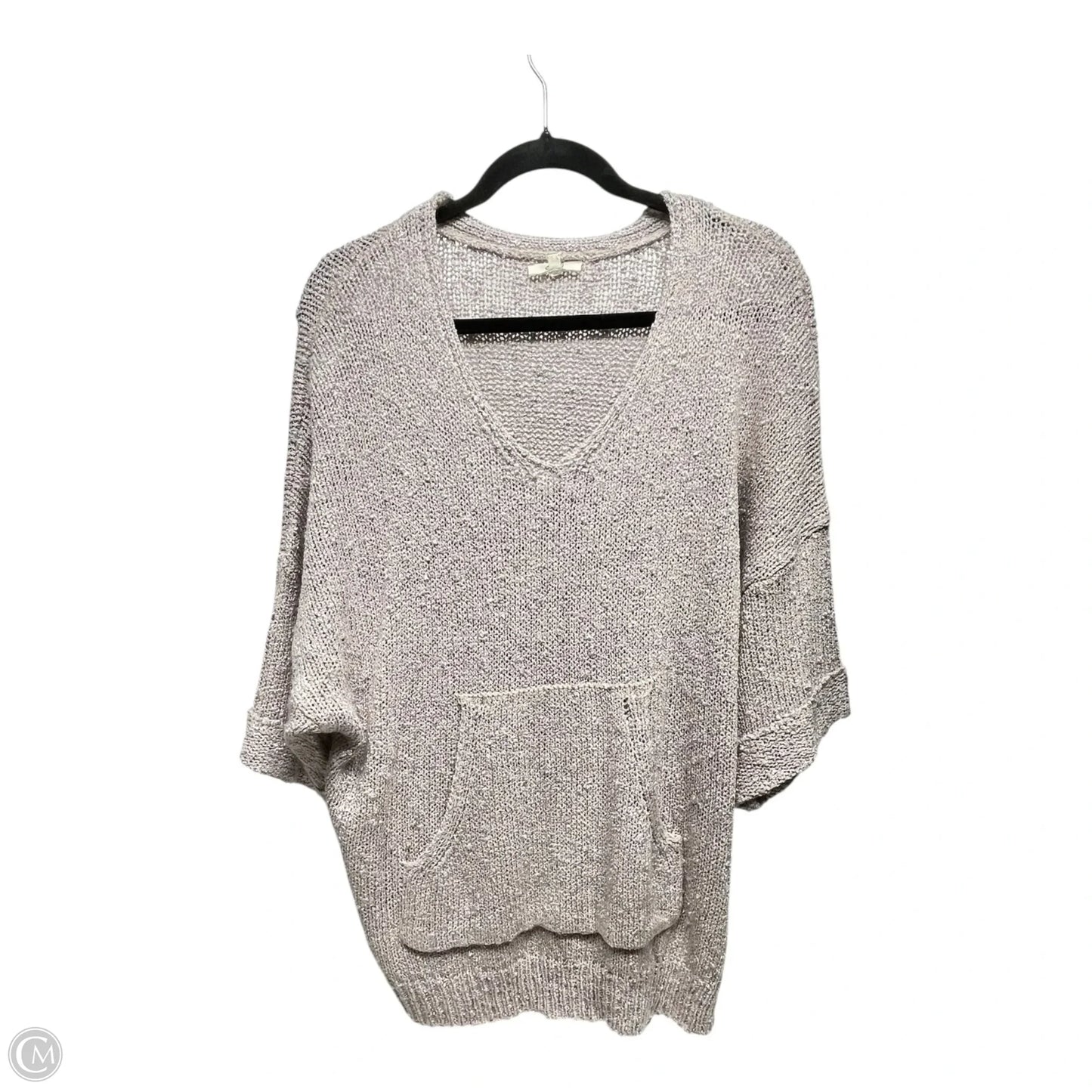 Sweater Short Sleeve By Easel In Pink, Size: S