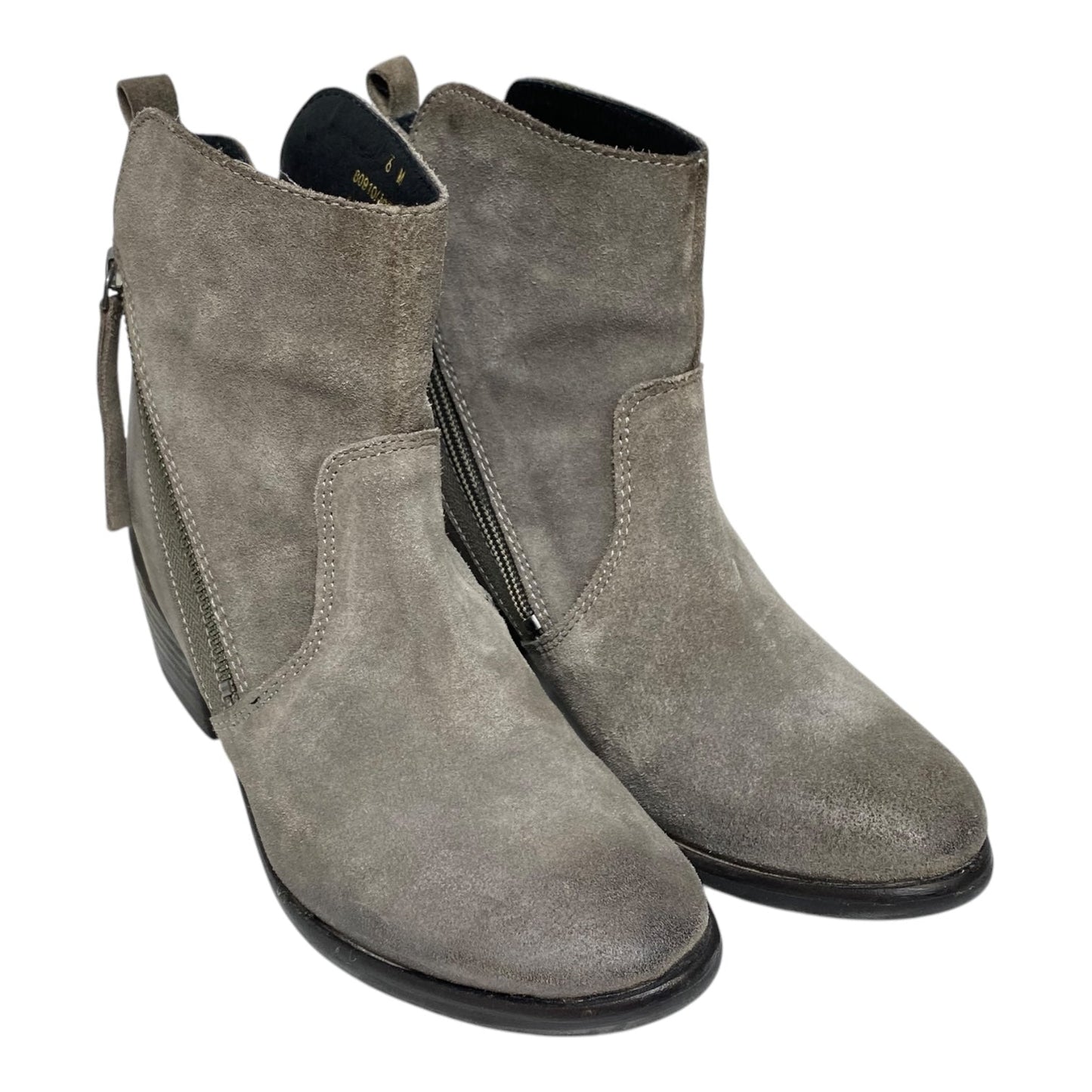 Boots Ankle Heels By Diba. True In Grey, Size: 6