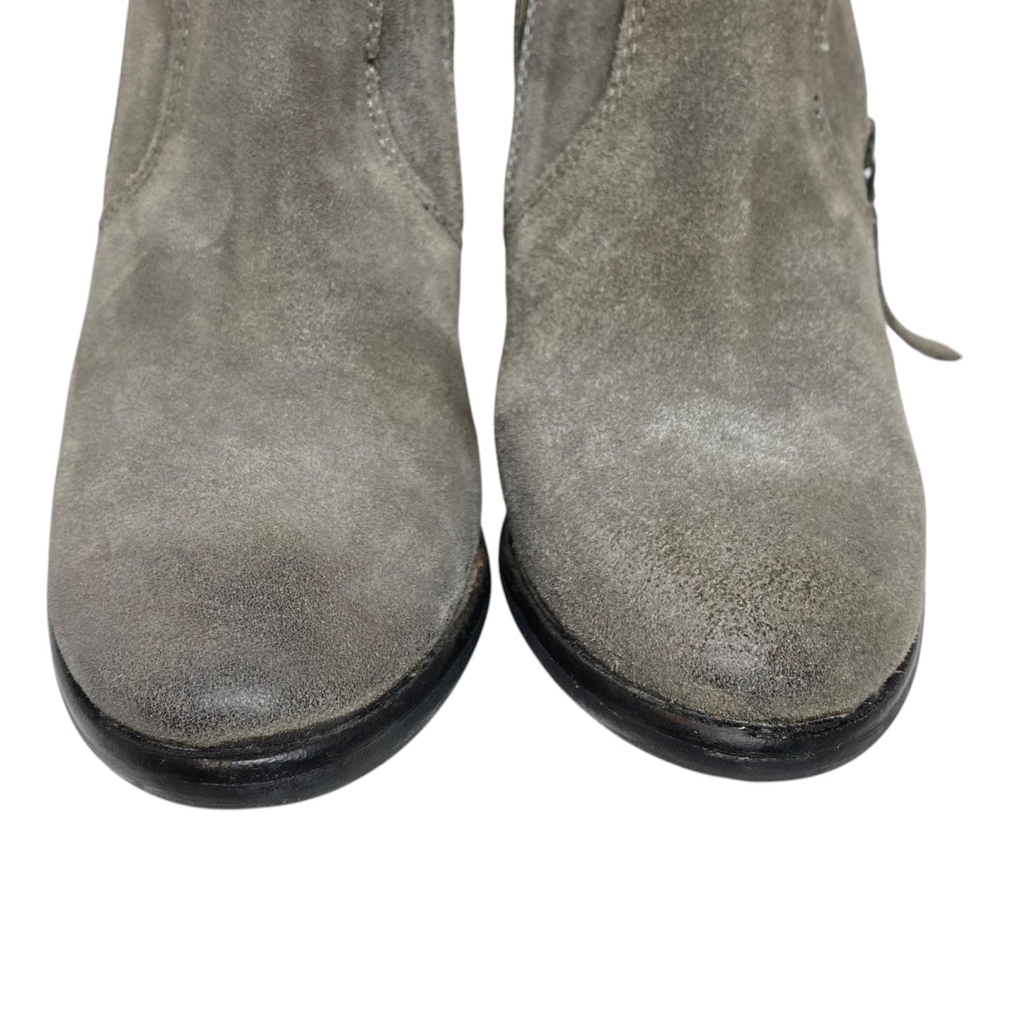 Boots Ankle Heels By Diba. True In Grey, Size: 6