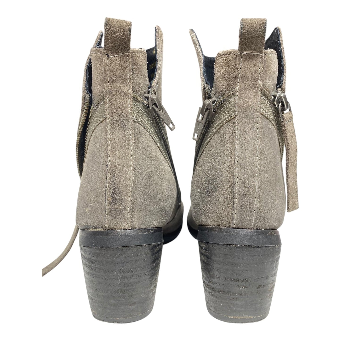 Boots Ankle Heels By Diba. True In Grey, Size: 6