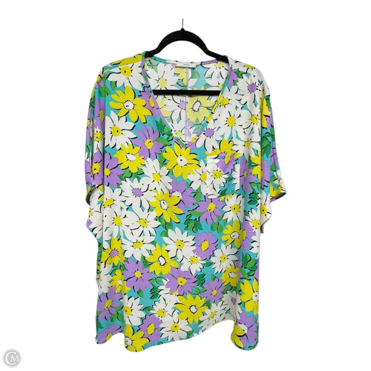 Top Short Sleeve By Jodifl In Multi-colored, Size: L