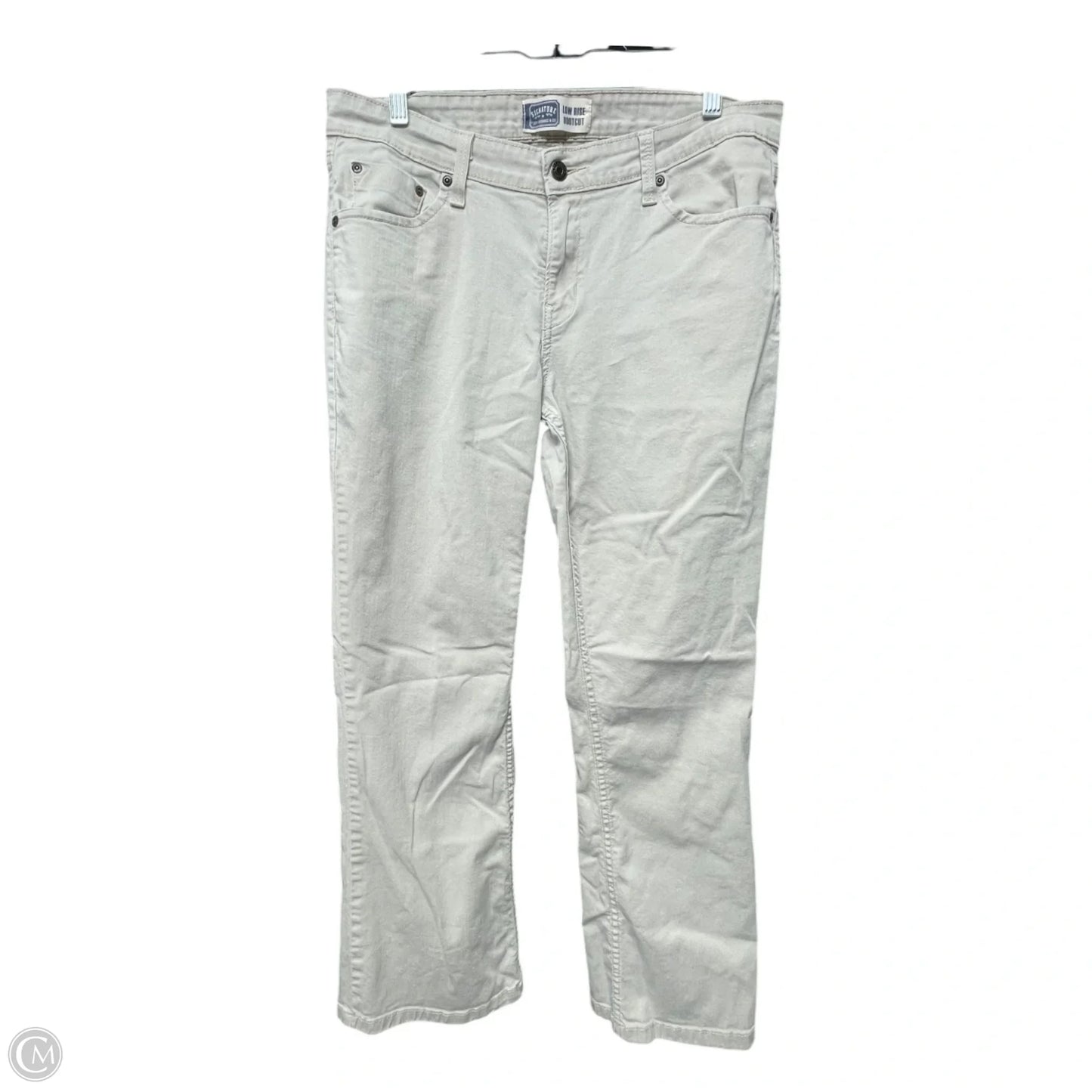 Jeans Flared By Levis In Beige, Size: 12