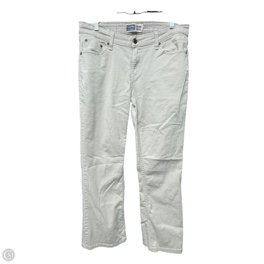 Jeans Flared By Levis In Beige, Size: 12