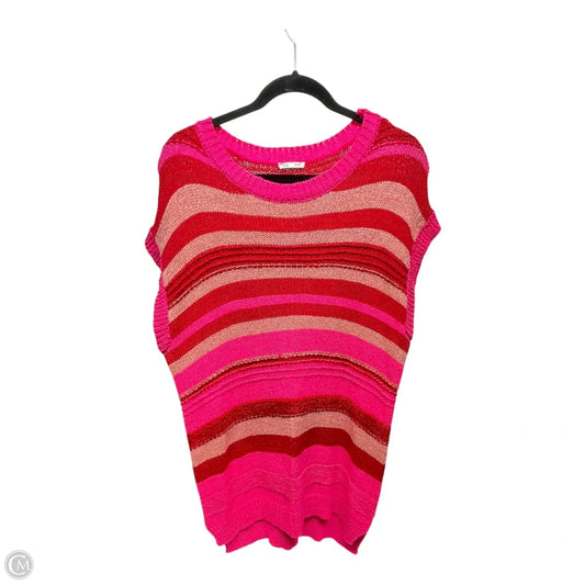 Vest Other By Jodifl In Pink & Red, Size: S