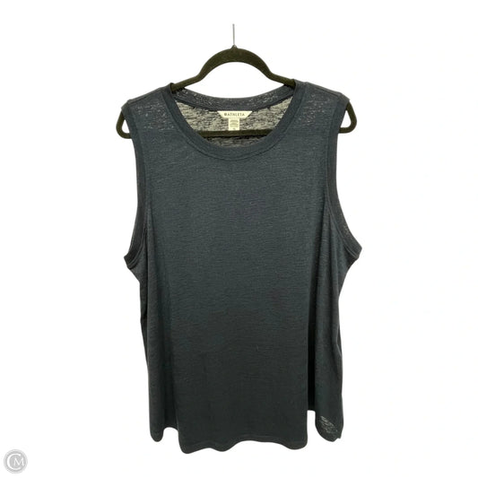 Top Sleeveless By Athleta In Navy, Size: 1x