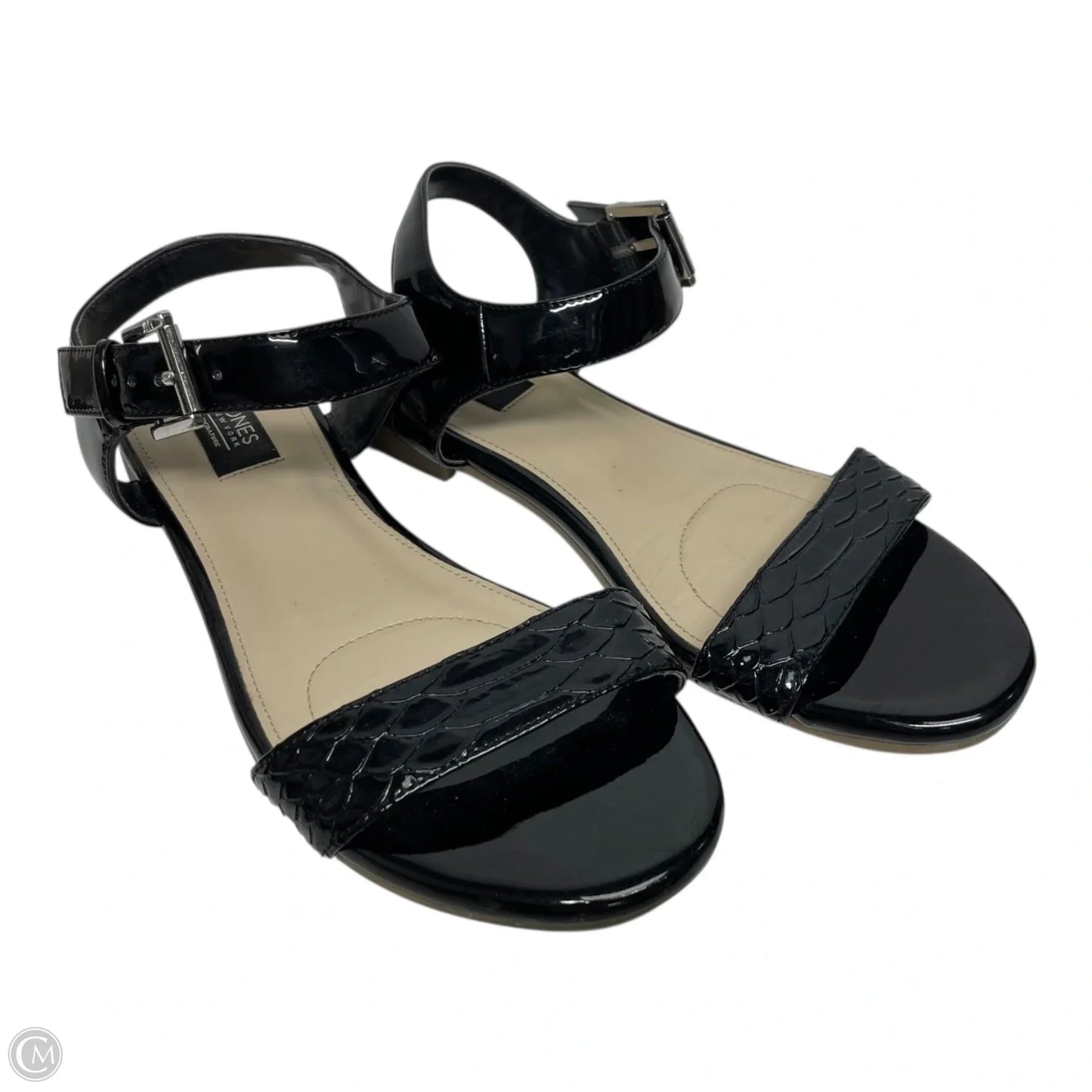 Sandals Flats By Jones New York In Black, Size: 6.5