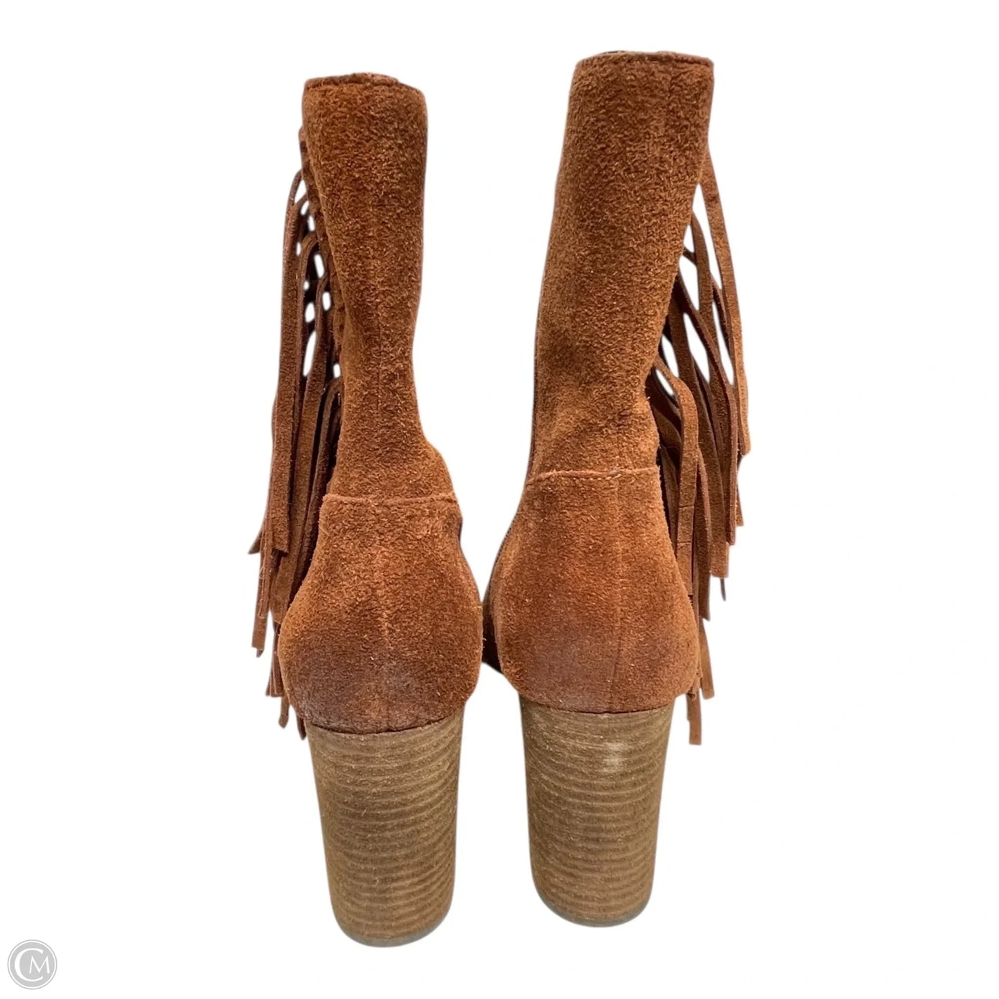 Boots Ankle Heels By Charles By Charles David In Brown, Size: 10