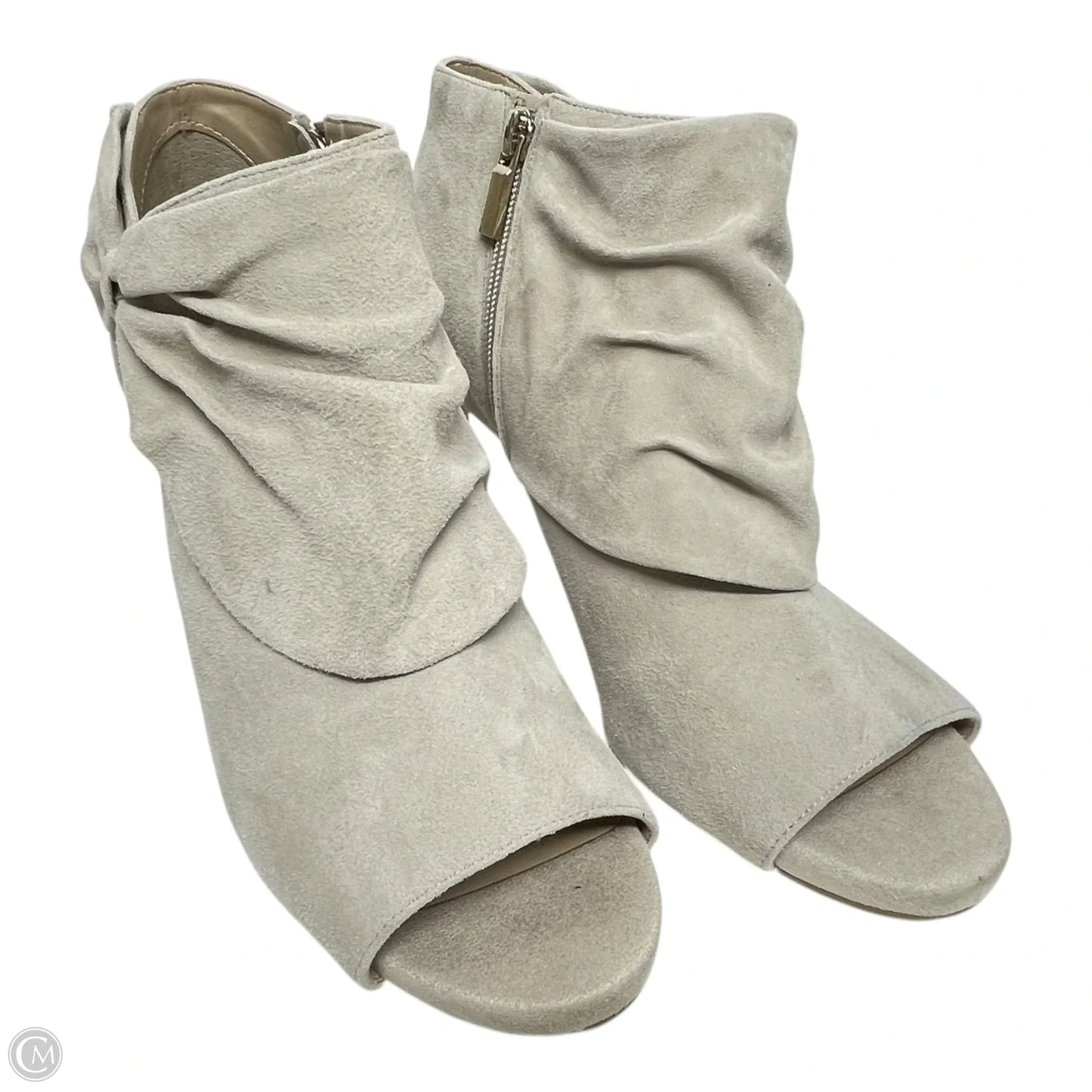 Boots Ankle Heels By White House Black Market In Beige, Size: 10