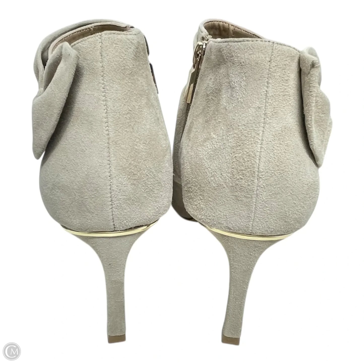 Boots Ankle Heels By White House Black Market In Beige, Size: 10