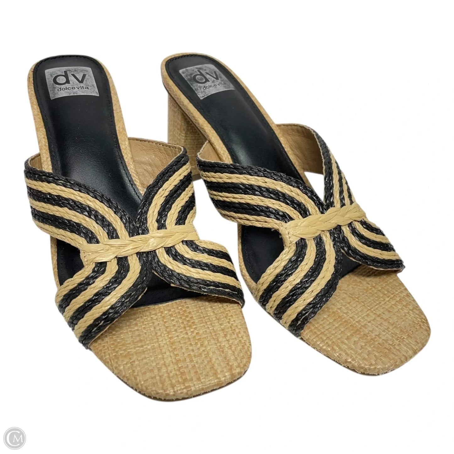 Sandals Heels Block By Dolce Vita In Tan, Size: 9