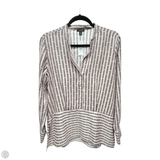 Top Long Sleeve By Ann Taylor In Pink, Size: S