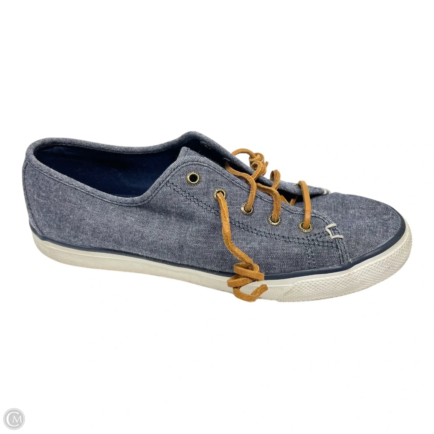 Shoes Flats By Sperry In Blue Denim, Size: 9