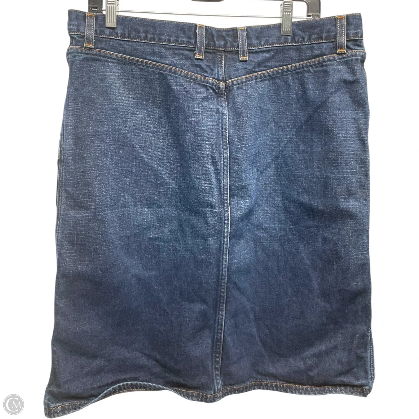 Skirt Mini & Short By Express In Blue Denim, Size: L