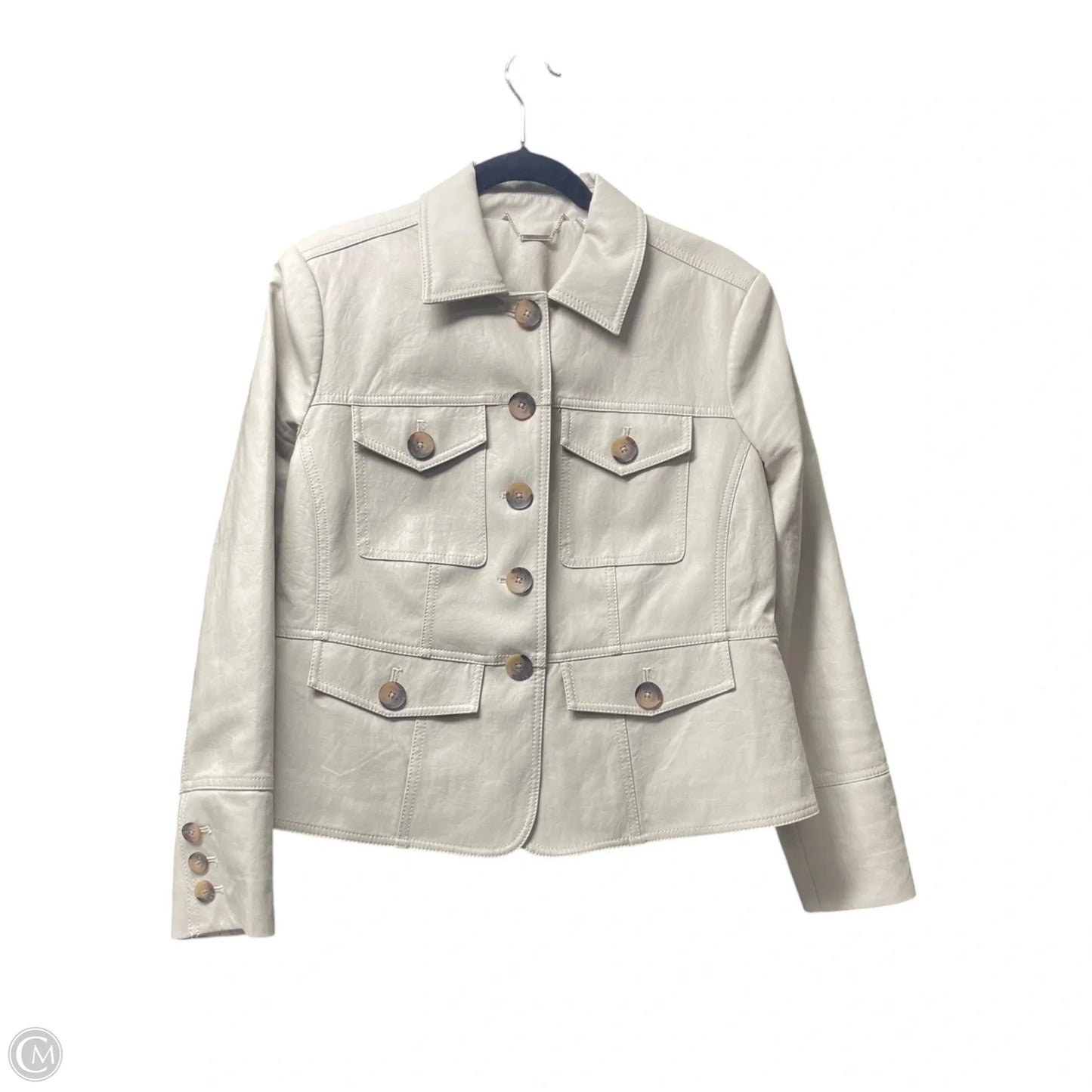 Jacket Other By Chicos In Beige, Size: 6