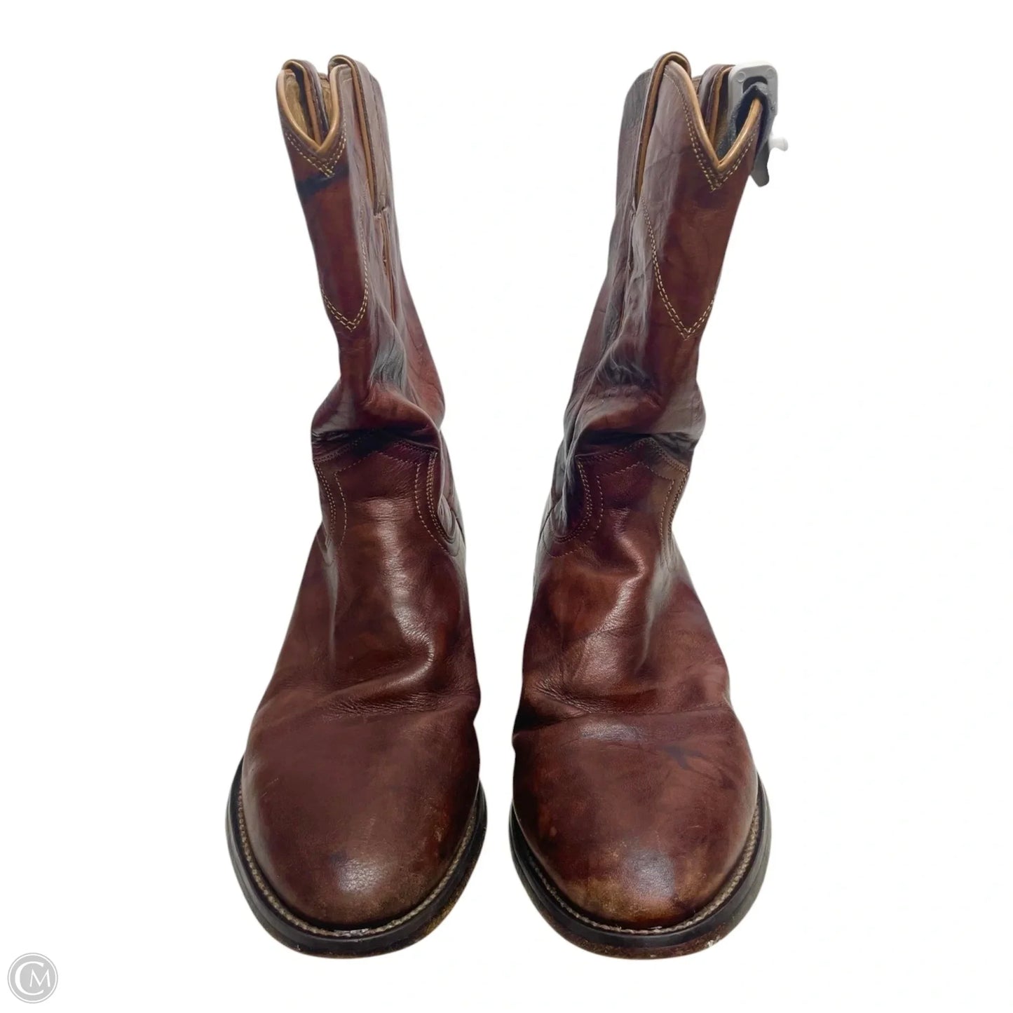 Boots Western By Justin In Brown, Size: 7