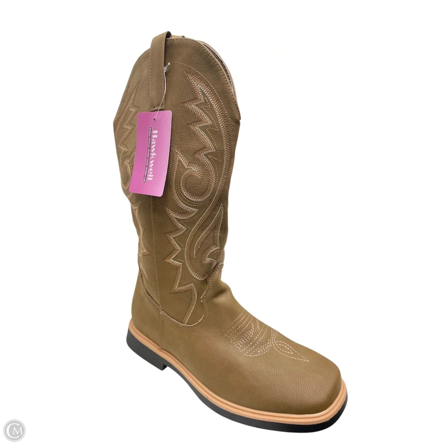 Boots Western By Clothes Mentor In Bronze, Size: 9
