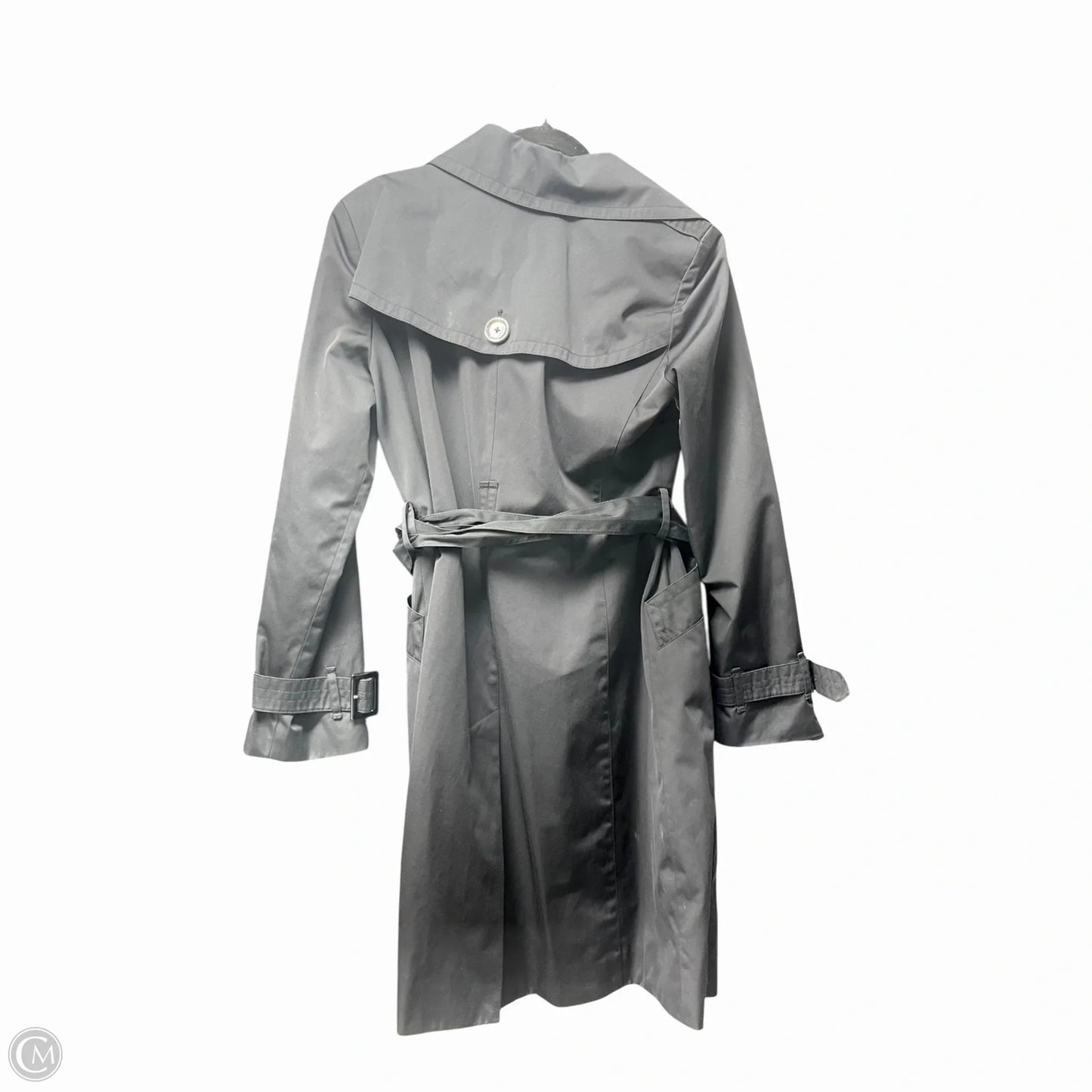 Coat Trench Coat By London Fog In Black, Size: M