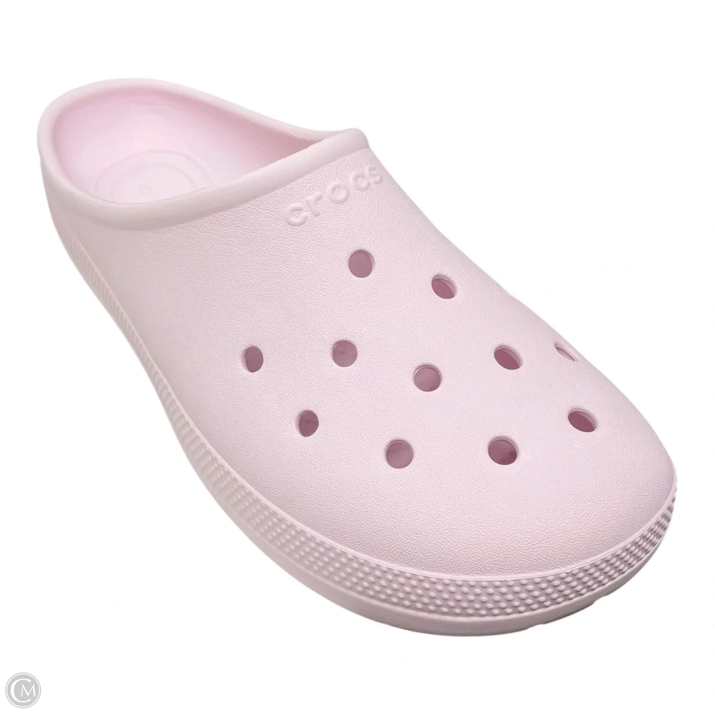 Sandals Flats By Crocs In Pink, Size: 8