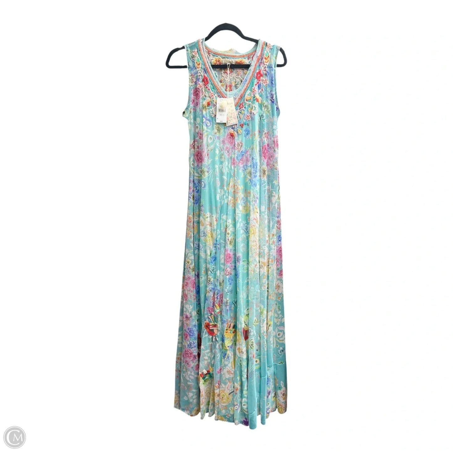 Dress Designer By Johnny Was In Floral Print, Size: M