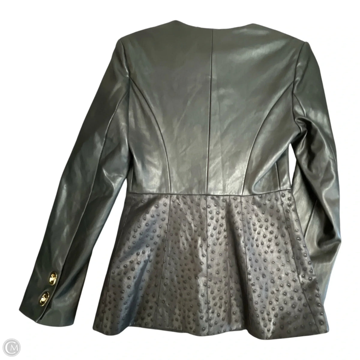 Jacket Leather By AMNESIA In Black, Size: S