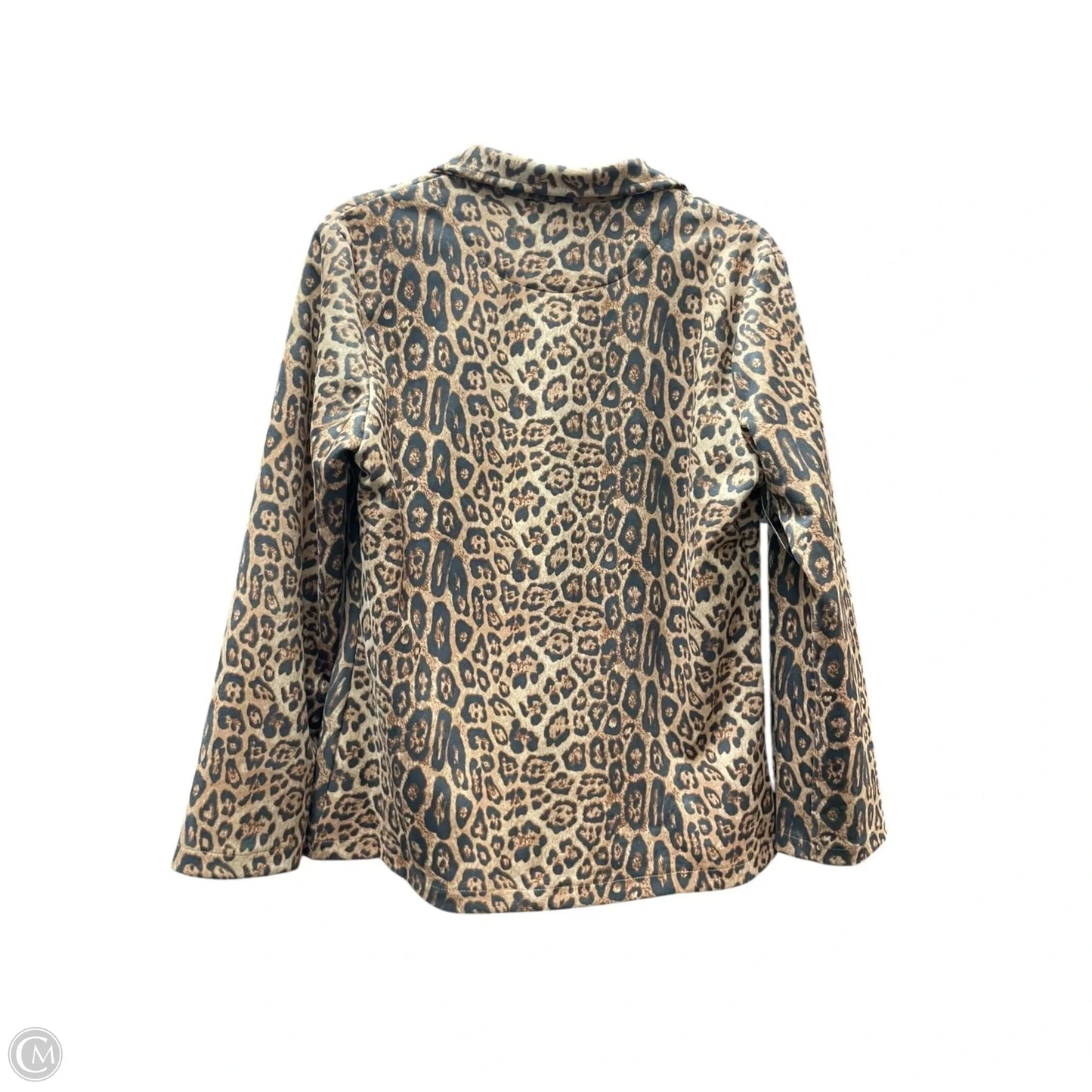 Blazer By STERLING CREEK In Leopard Print, Size: S