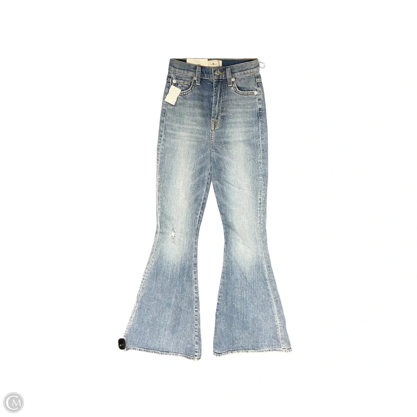 Jeans Flared By 7 For All Mankind In Blue, Size: 0